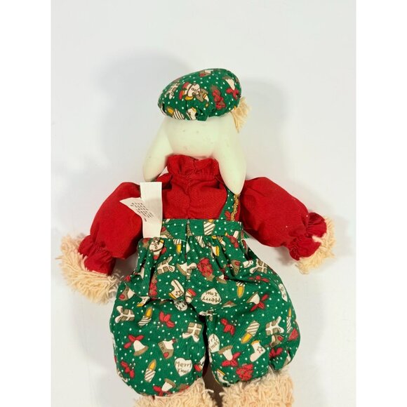 Hip and Hop Bunny Rabbit Stuffed Christmas House of Lloyd Hip & Hop Bunny Holida - Picture 10 of 16